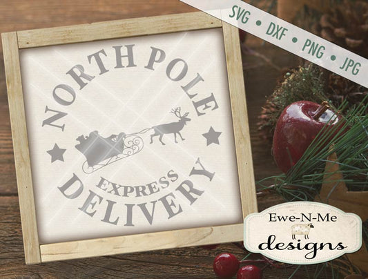North Pole Delivery - SVG