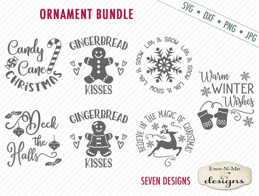 Christmas Ornament Bundle - SVG
