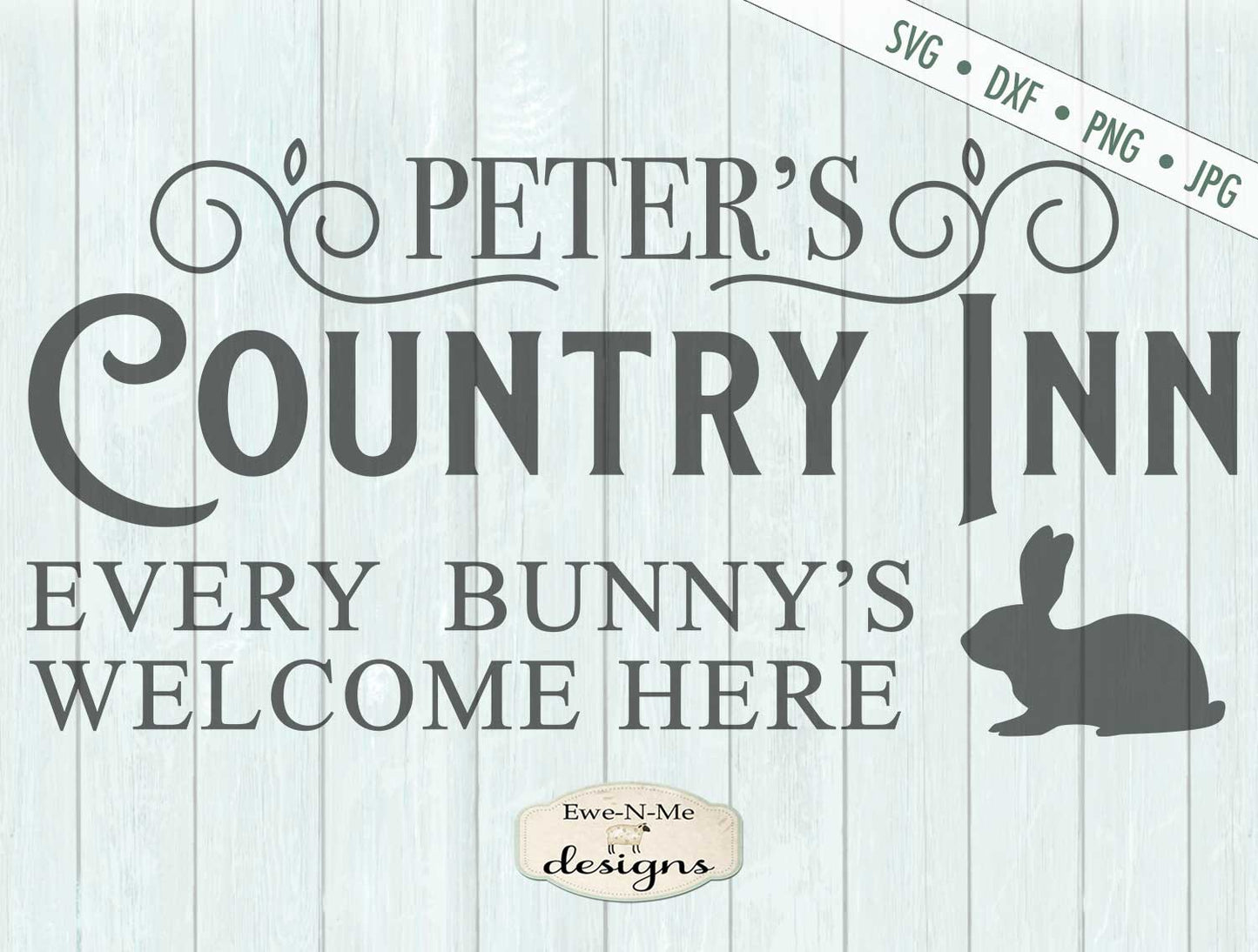 Peters Country Inn - Easter - Bunny - SVG