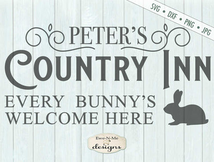 Peters Country Inn - Easter - Bunny - SVG