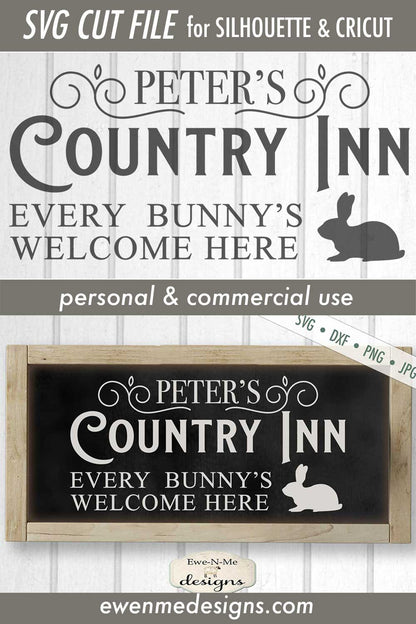Peters Country Inn - Easter - Bunny - SVG