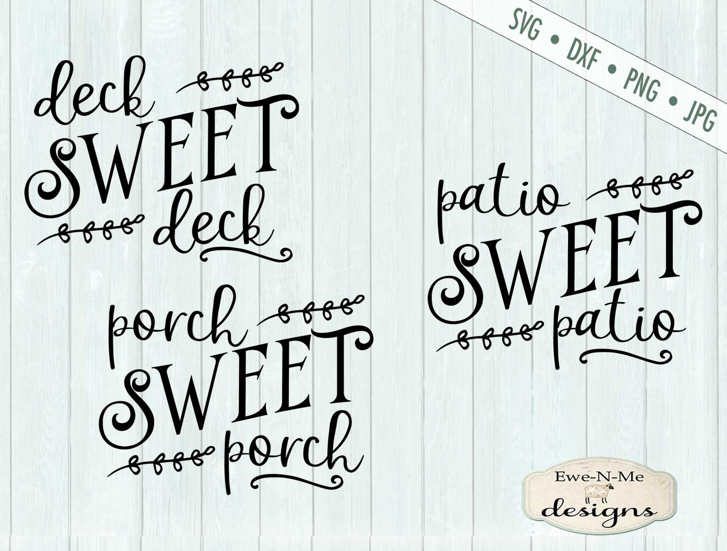Porch Sweet Porch - Deck Patio  - SVG