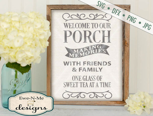 Welcome to our Porch - SVG