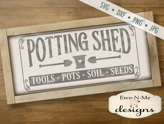Potting Shed - SVG