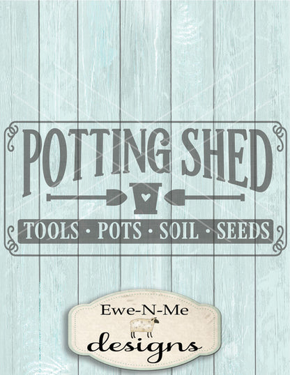 Potting Shed - SVG
