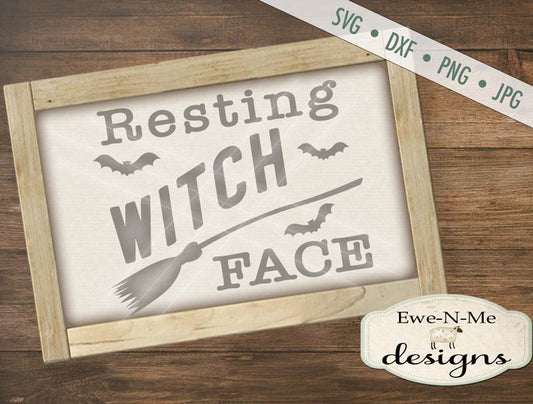 Resting Witch Face - SVG