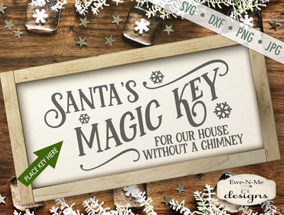 Santas Magic Key - SVG