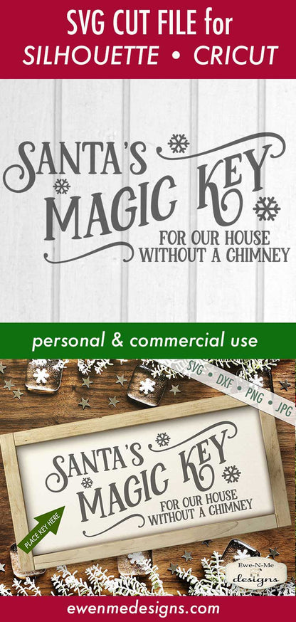 Santas Magic Key - SVG