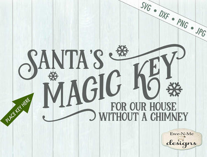 Santas Magic Key - SVG