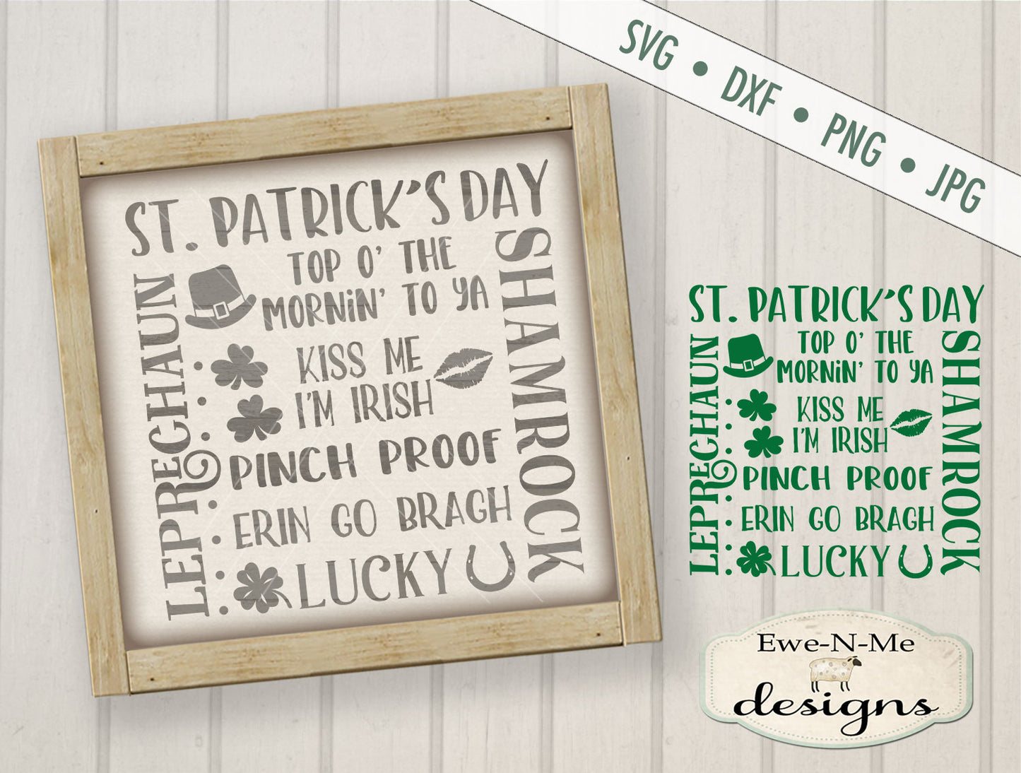 St Patricks Day Subway Design - SVG