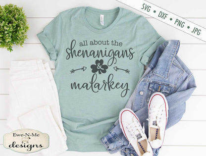 Shenanigans and Malarkey - St Patrick's Day - SVG
