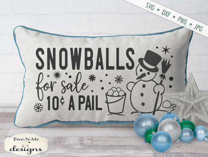 Snowballs For Sale - Winter - Christmas - SVG