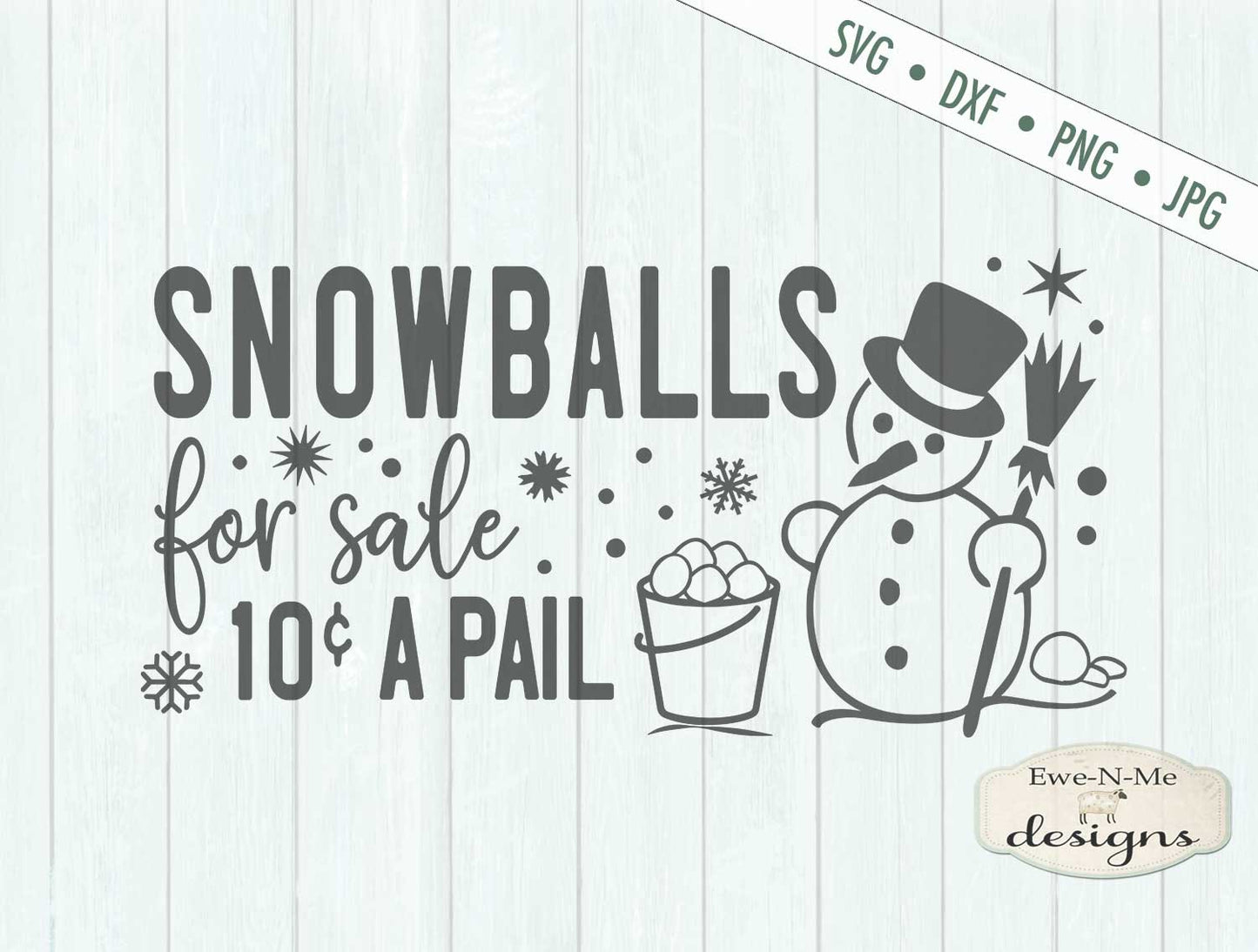 Snowballs For Sale - Winter - Christmas - SVG