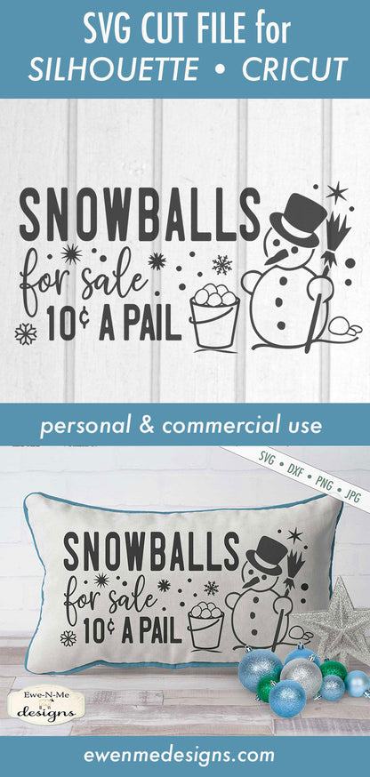 Snowballs For Sale - Winter - Christmas - SVG