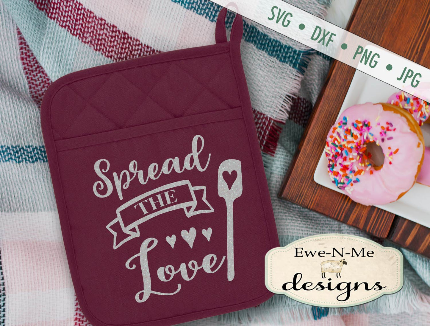 Valentine Pot Holder Bundle - SVG
