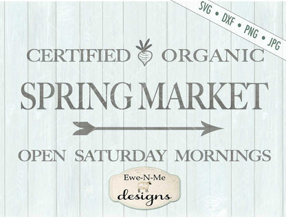 Spring Market - SVG