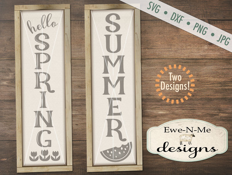 Spring Summer Vertical - SVG