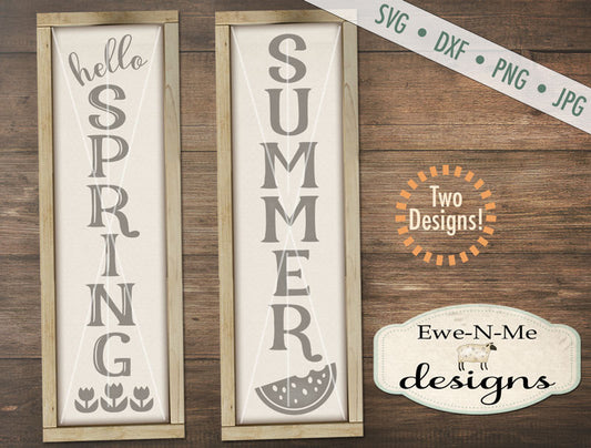 Spring Summer Vertical - SVG