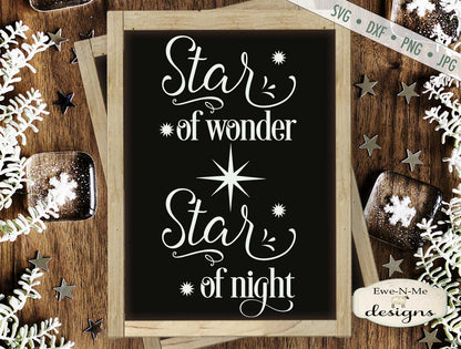 Star of Wonder - Star of Night - Christmas - SVG