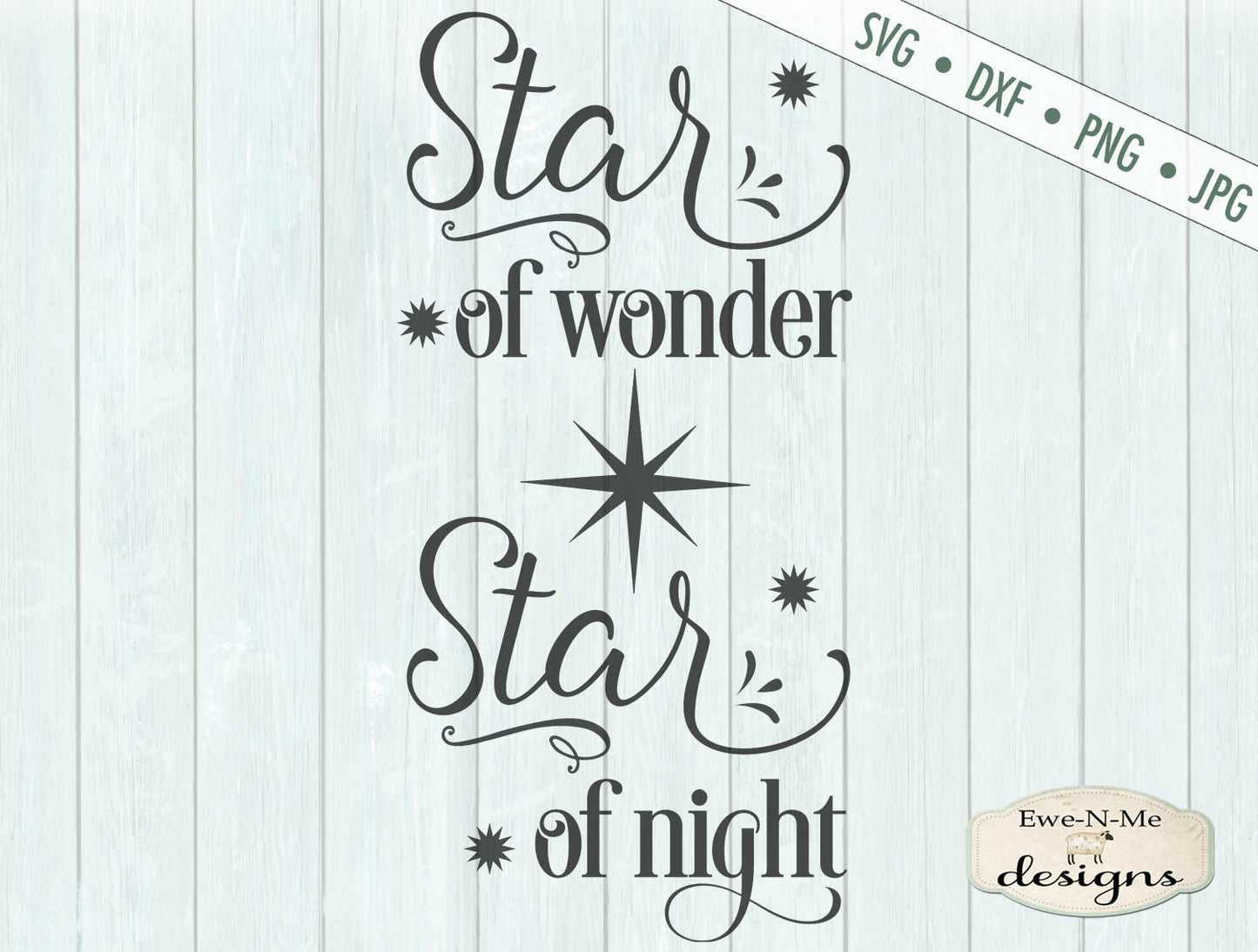 Star of Wonder - Star of Night - Christmas - SVG