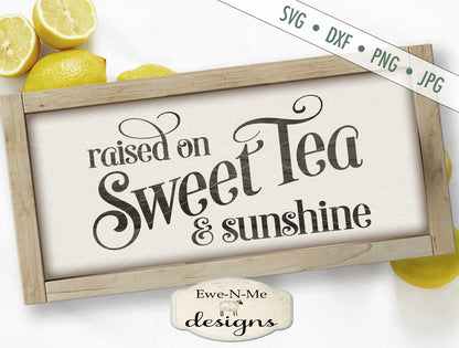 Sweet Tea and Sunshine - SVG