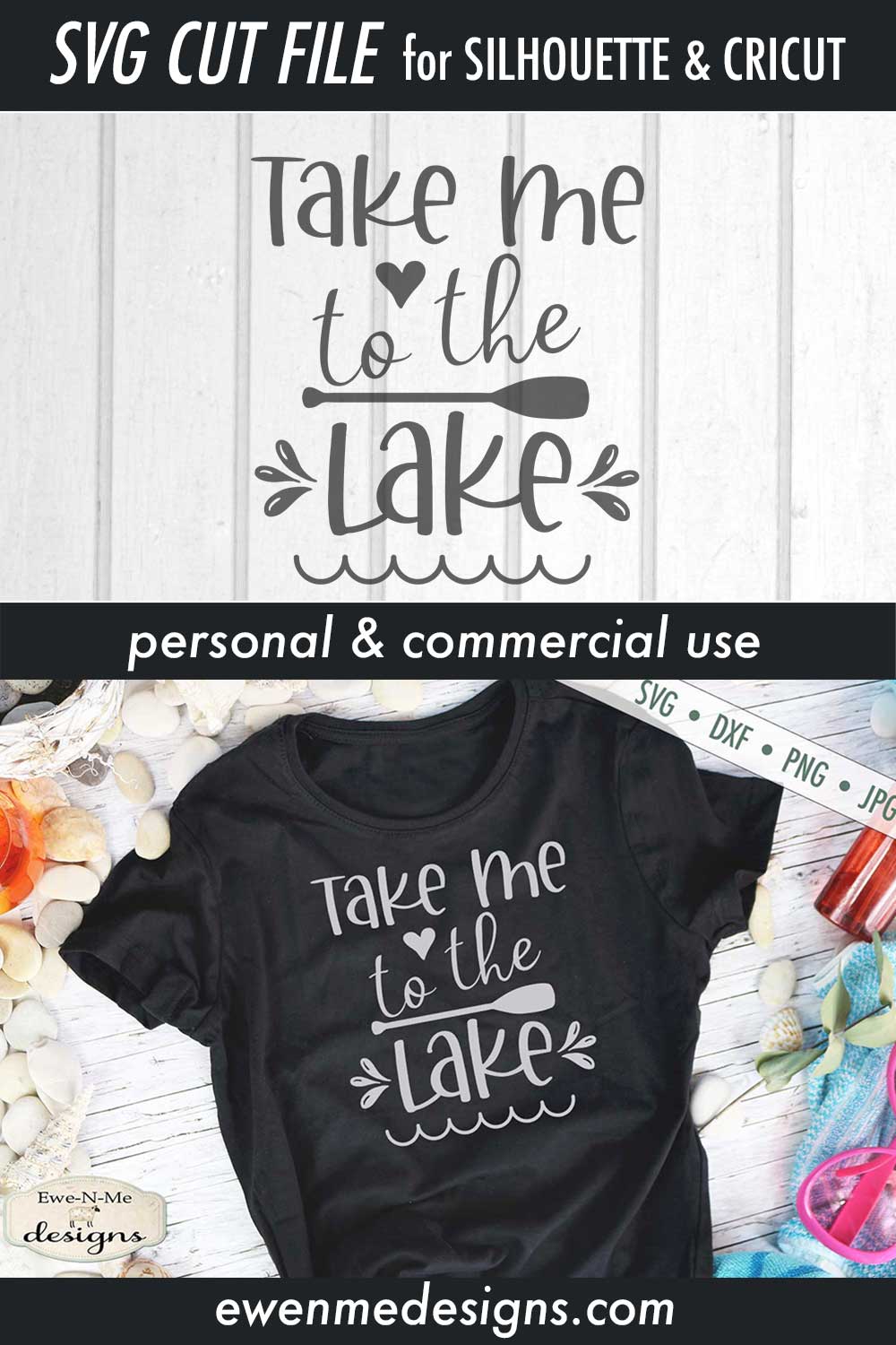 Take Me To The Lake - Summer - SVG