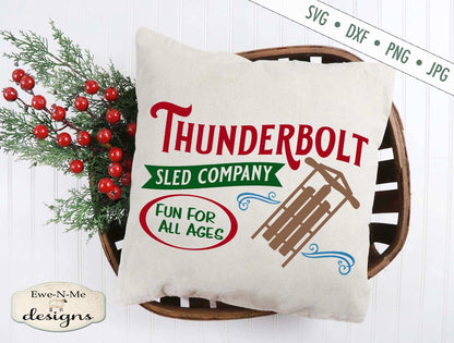 Thunderbolt Sled Co - Christmas Winter - SVG