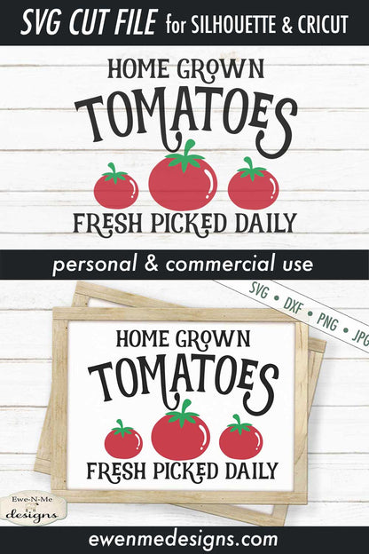 Home Grown Tomatoes - SVG
