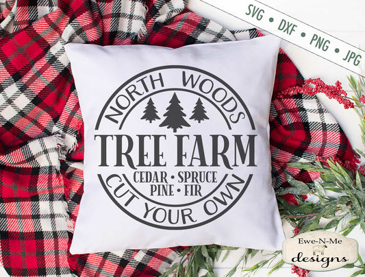 North Woods Tree Farm - Christmas - SVG