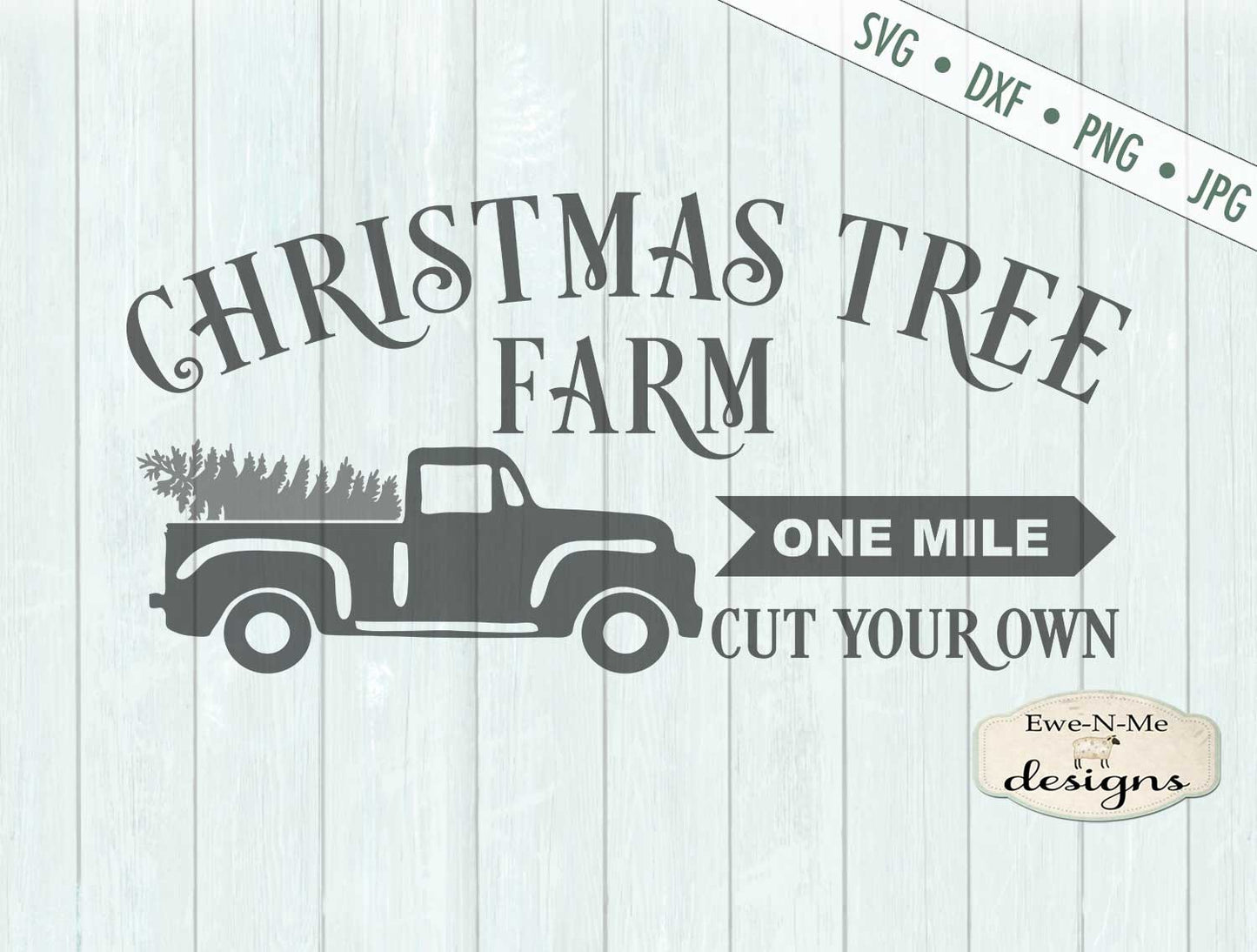 Christmas Tree Farm Horizontal - SVG