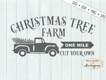 Christmas Tree Farm Horizontal - SVG