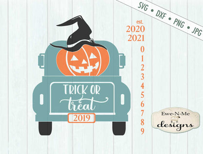 Back of Truck - Trick or Treat - SVG