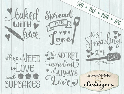 Valentine Pot Holder Bundle - SVG