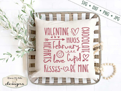 Valentine Hugs Subway - Love - Heart - SVG