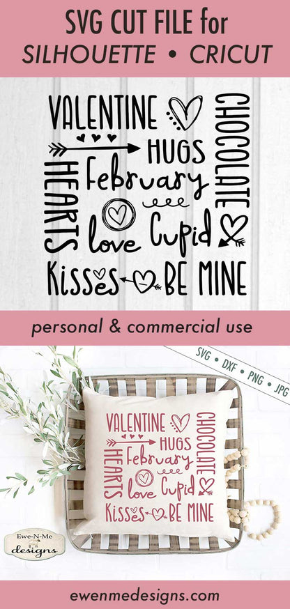 Valentine Hugs Subway - Love - Heart - SVG