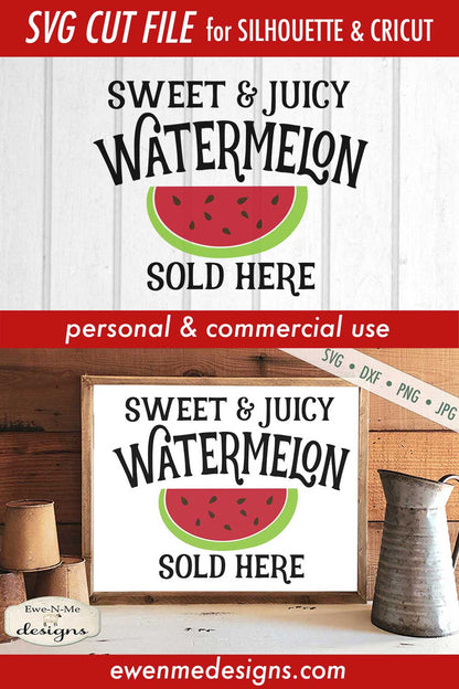 Watermelon - Sold Here - SVG