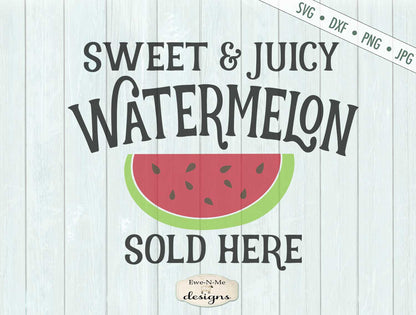 Watermelon - Sold Here - SVG