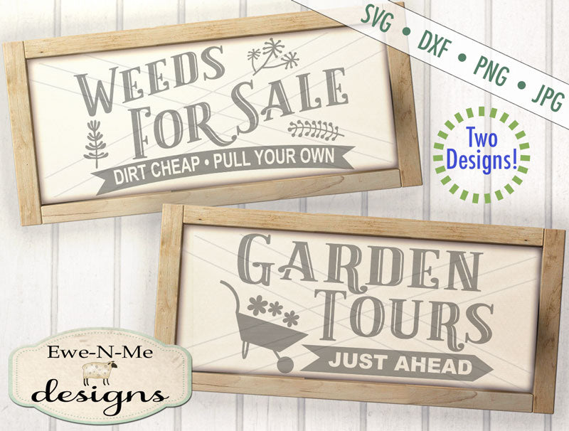 Garden Tours - Weeds For Sale - SVG