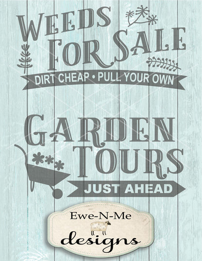 Garden Tours - Weeds For Sale - SVG