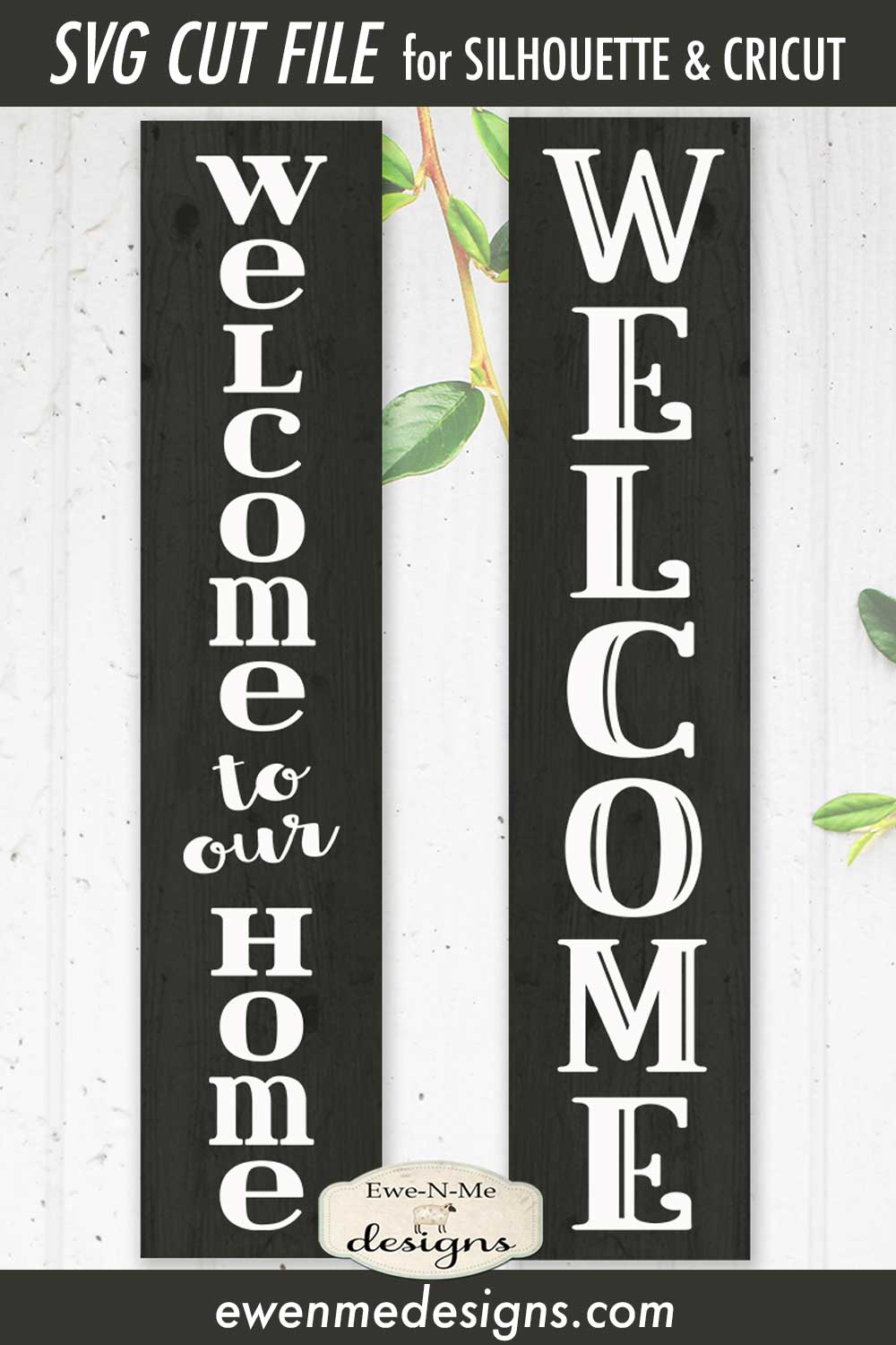 Welcome Vertical - SVG