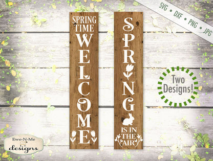 Spring Welcome and Spring In The Air Vertical - SVG