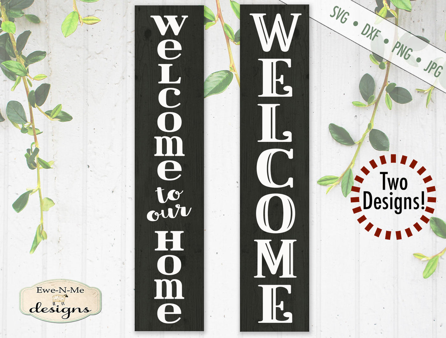 Welcome Vertical - SVG