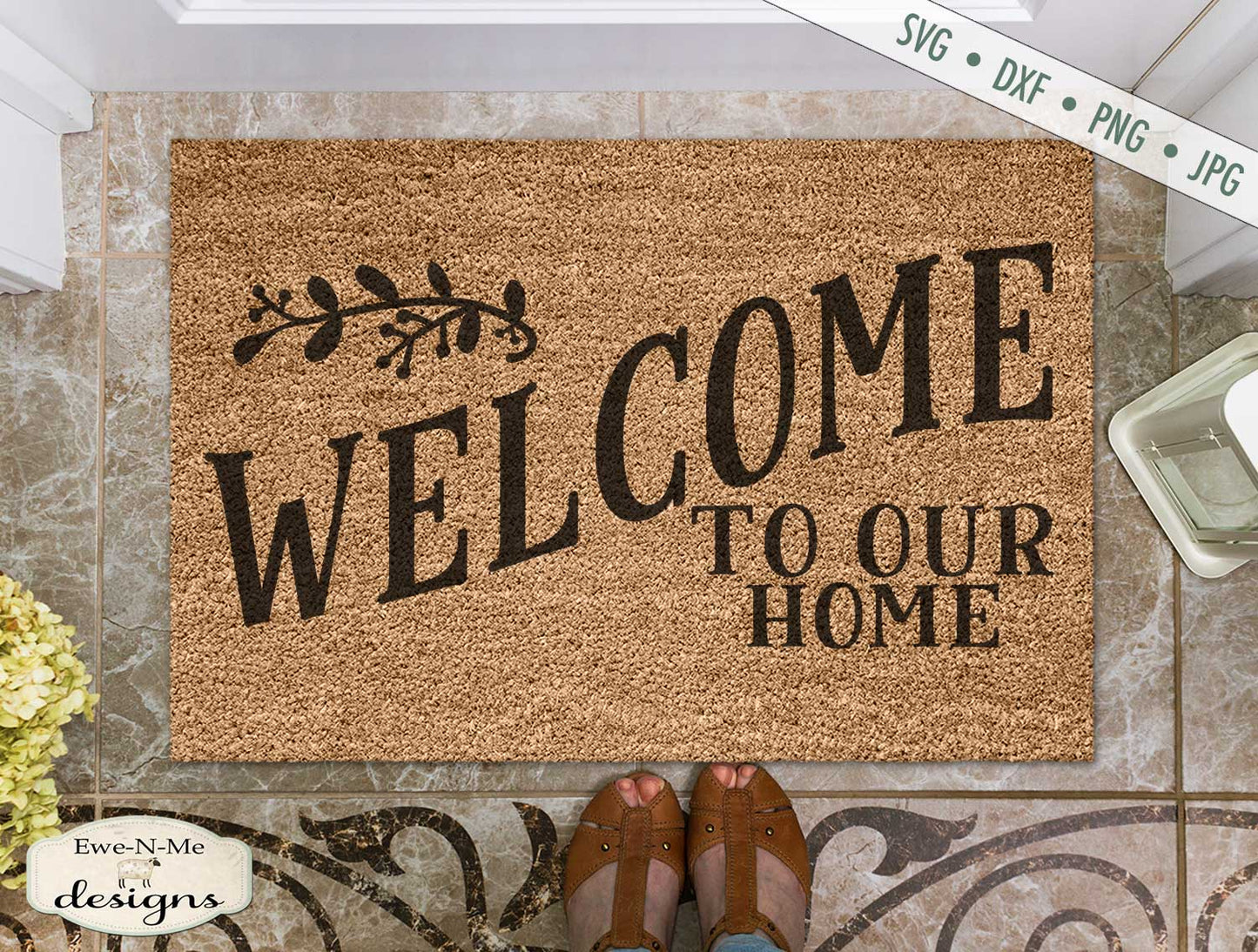 Welcome To Our Home - Branch - Doormat - SVG