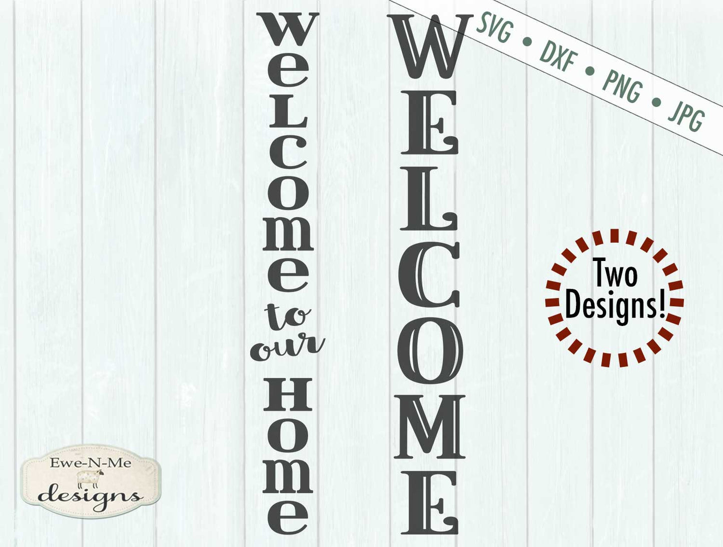 Welcome Vertical - SVG