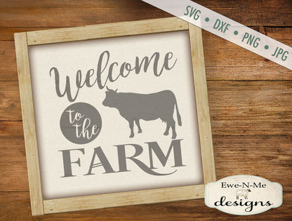 Welcome to the Farm - SVG