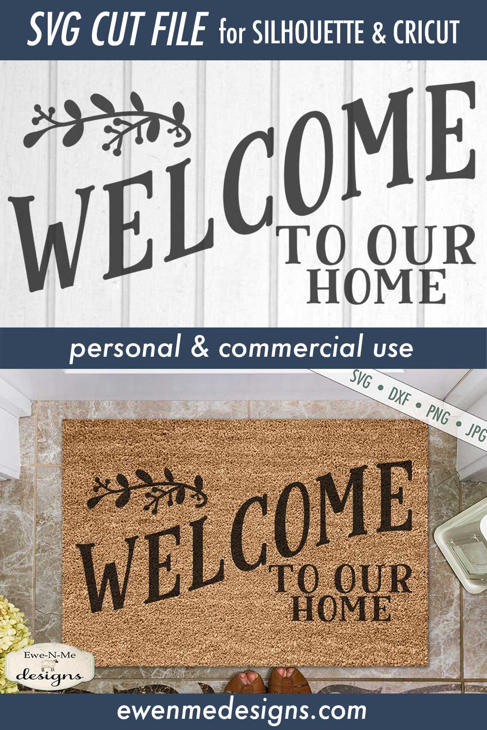 Welcome To Our Home - Branch - Doormat - SVG