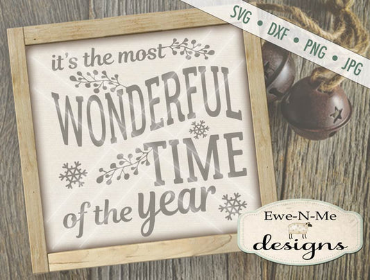 Most Wonderful Time - SVG