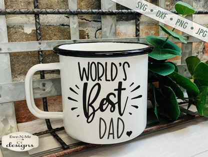 Worlds Best Dad - Fathers Day SVG